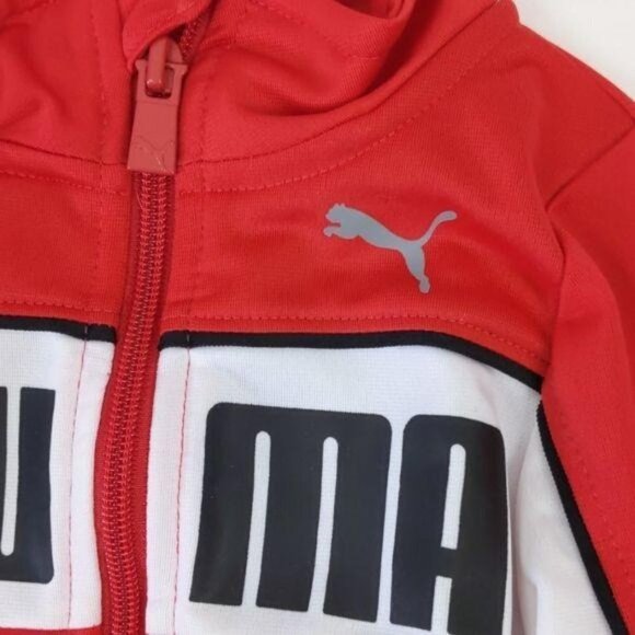 Puma red white & black 2 pc. tract suit 12M(NWT) MSRP$42 - Picture 12 of 13